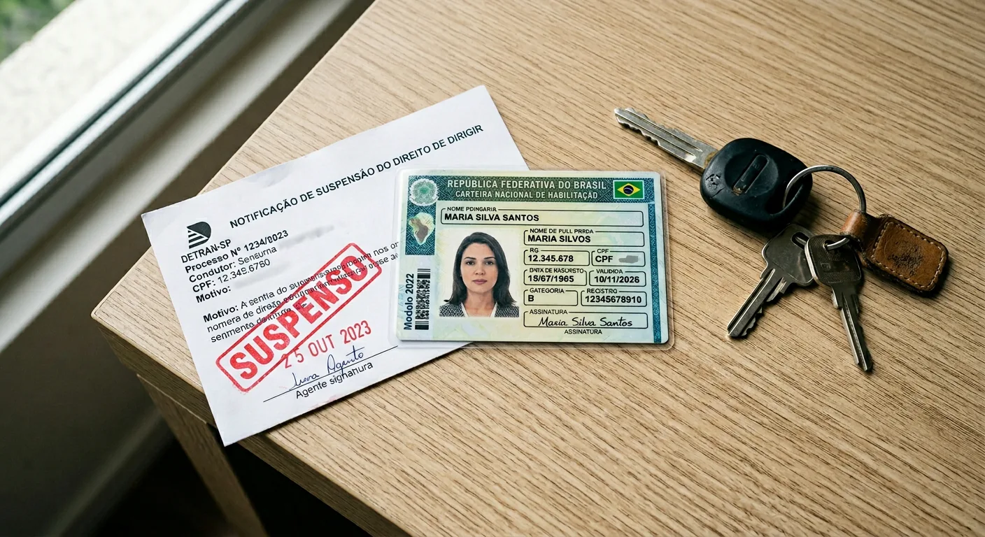 CNH com carimbo de SUSPENSO